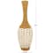 White Seagrass Handmade Tall Woven Floor Vase 13" x 13" x 40"